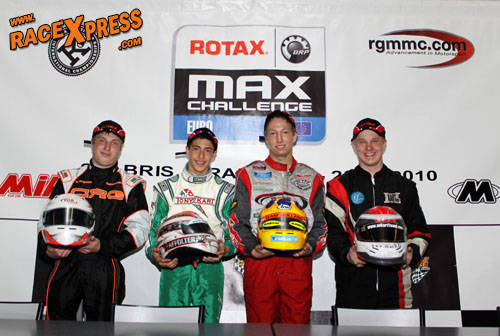 Rotax Euro: Nederlanders komen boven drijven, pole Van Splunteren en Affolter